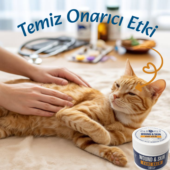 Antibakteriyel Yoğun Tedavi Edici Nano Gümüş Onarım Vazelini - Kedi ve Köpek