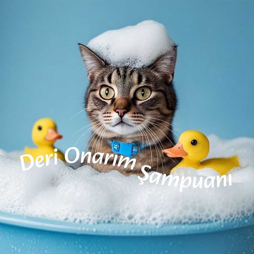 Deri Onarıcı Tedavisi Edici Nano Gümüş Kedi & Köpek Şampuanı – 450 ml