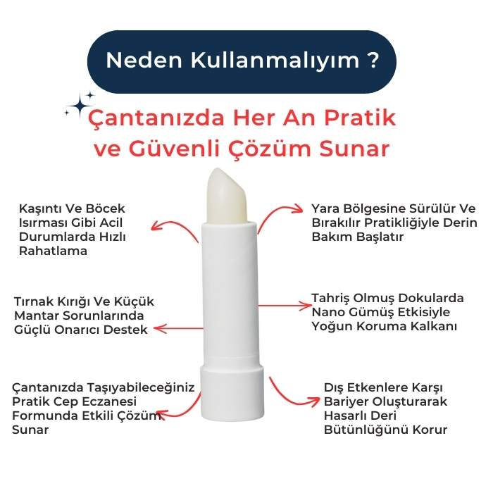 Yara Onarıcı ve Enfeksiyon Önleyici -Pratik Kullanım Stick 10ml - Kedi ve Köpek
