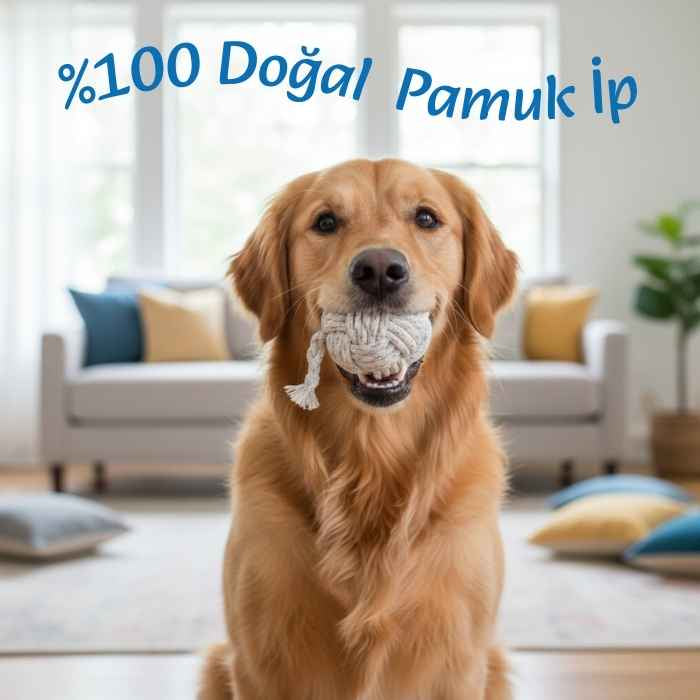 Kedi ve Köpek İçin Nano Gümüşlü Diş Tartar ve Ağız Kokusu Giderici Isırma Topu