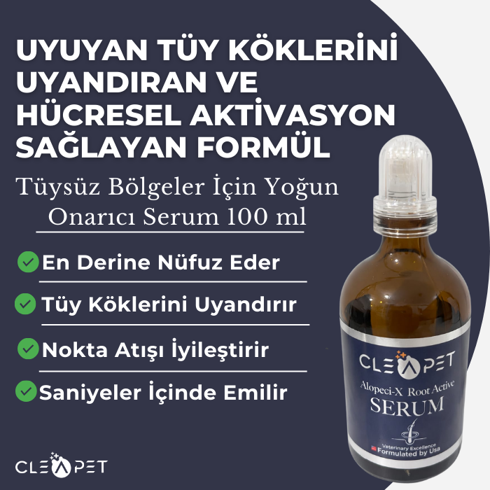 Alopesi X Tüy Kökü Uyarıcı-Yoğun Hücre Aktivasyon Serumu 100ml-Köpek