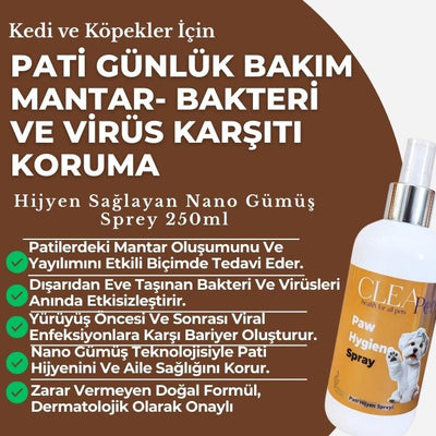 Pati Bakım - Sterilizasyon Spreyi 250ml - Bakteri Karşıtı - Kedi Köpek