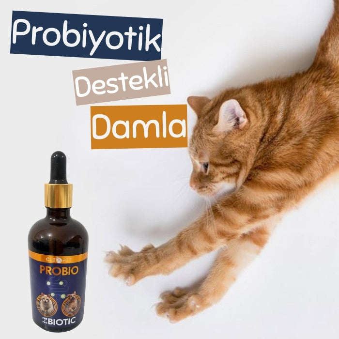 İştah Artırıcı-Sindirim Düzenleyici Probiyotik Damla 100ml - Kedi Köpek